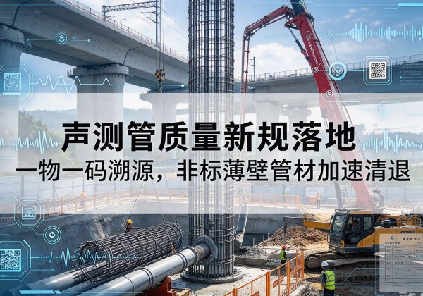 鱼峰声测管质量新规落地，一物一码溯源，非标薄壁管材加速清退