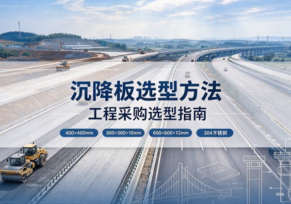 鱼峰沉降板选择方法